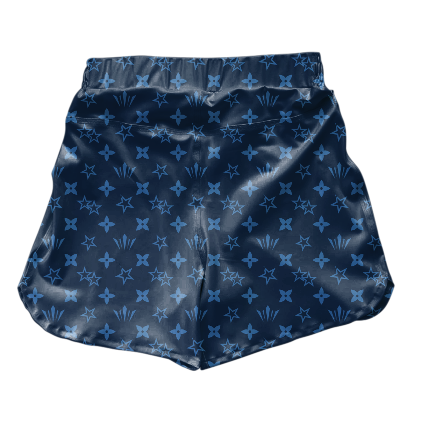 Women's Blue LV BJJ Shorts