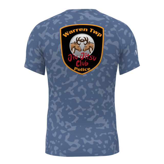 Warren TWP BJJ Rashguard - Blue Camo
