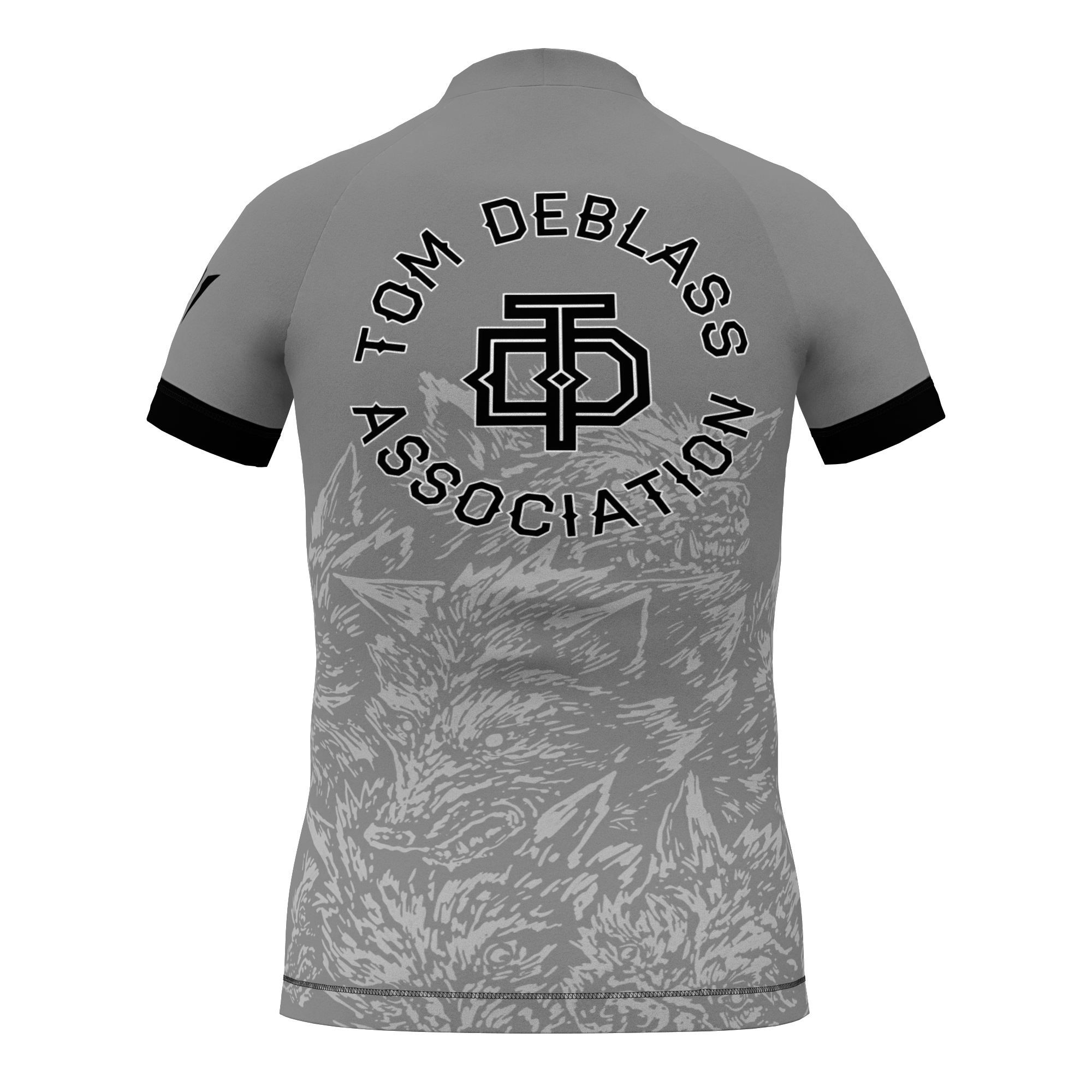 Leverage Kids Ranked BJJ Rashguard - Gray