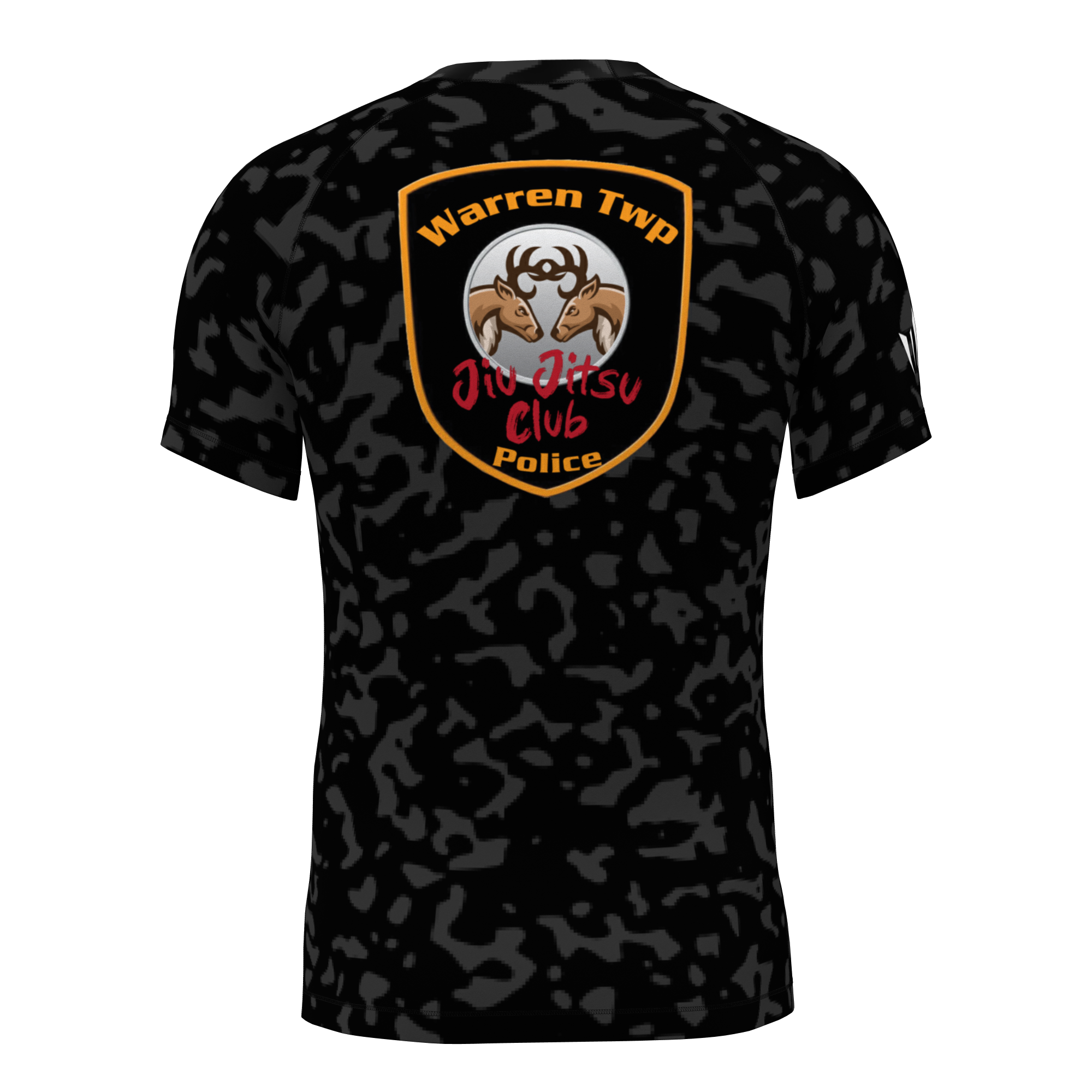 Warren TWP BJJ Rashguard - Black Camo