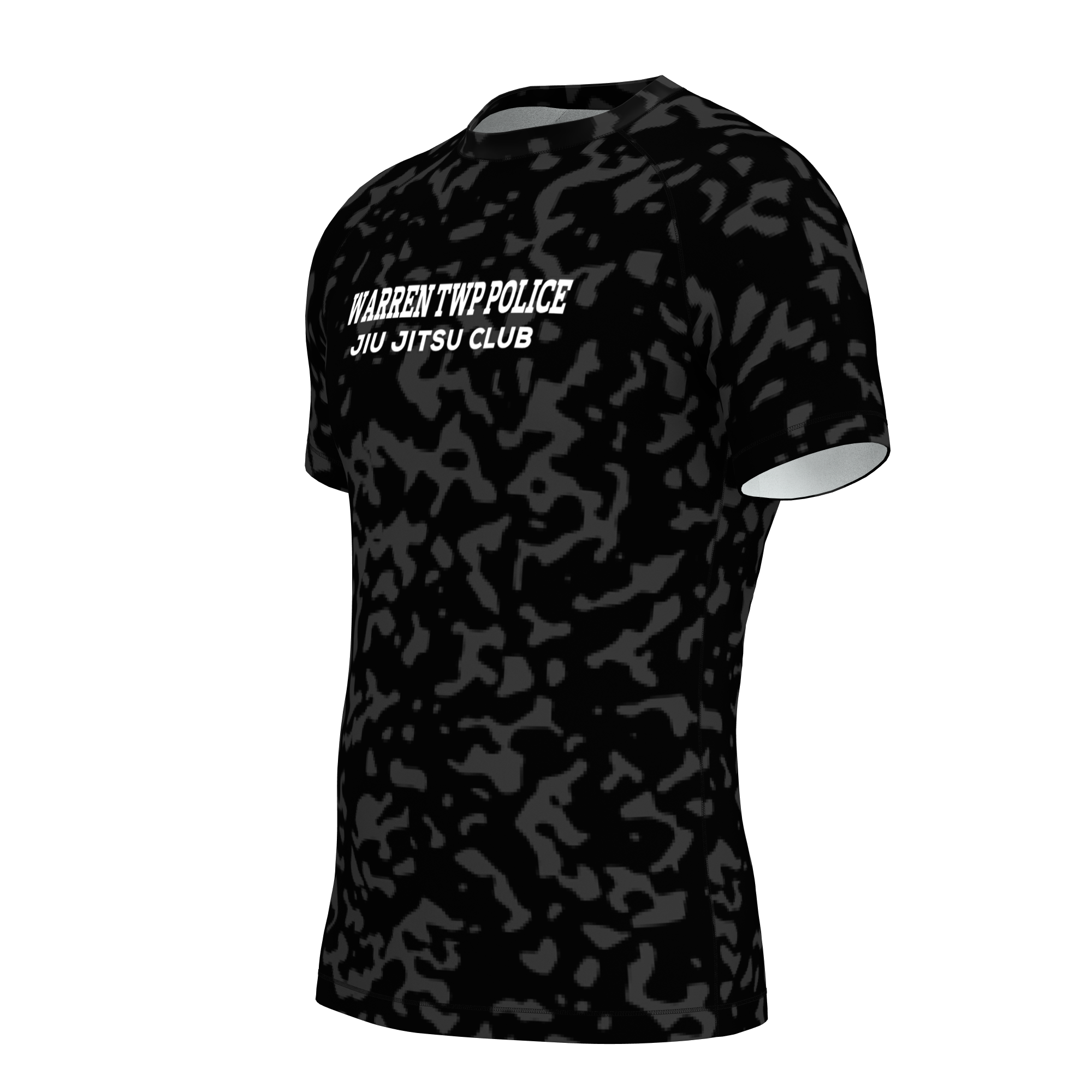 Warren TWP BJJ Rashguard - Black Camo