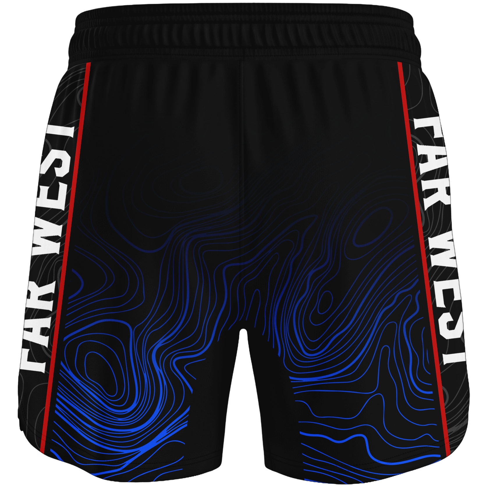 Topographical Grappling Shorts - Far West Jiu Jitsu Club