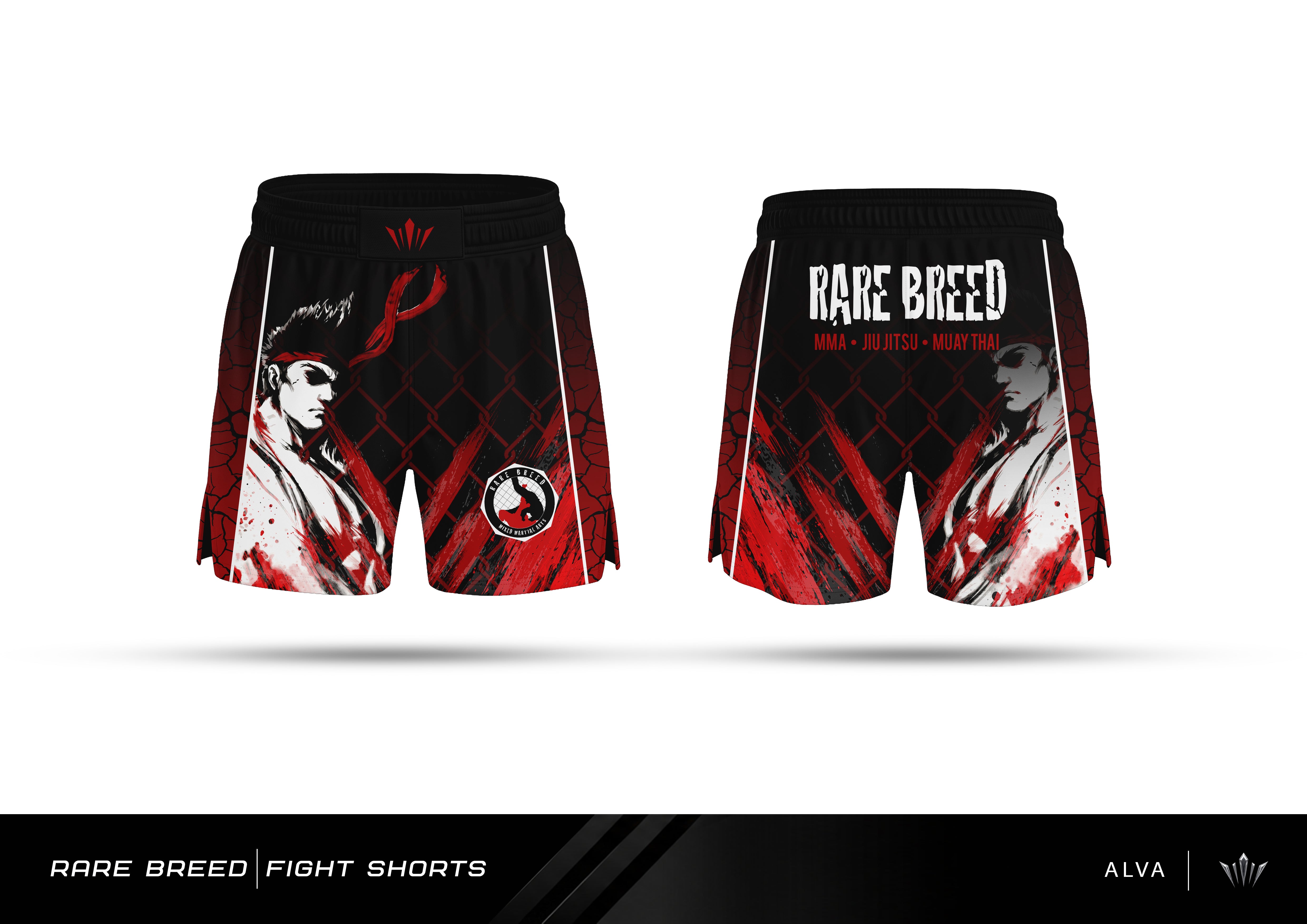 Ryu Grappling Shorts - Rare Breed MMA