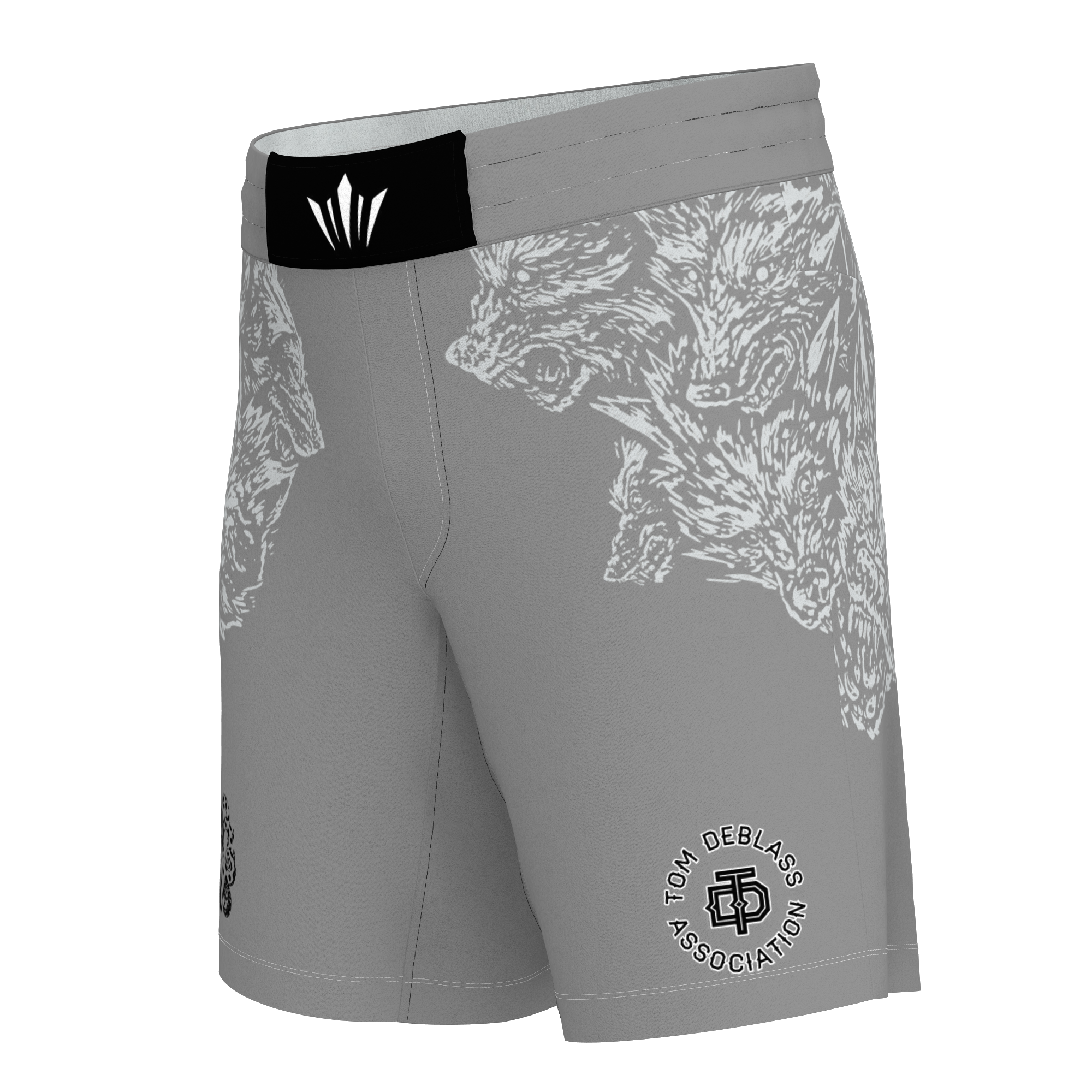 Leverage Kids Ranked BJJ Shorts - Gray