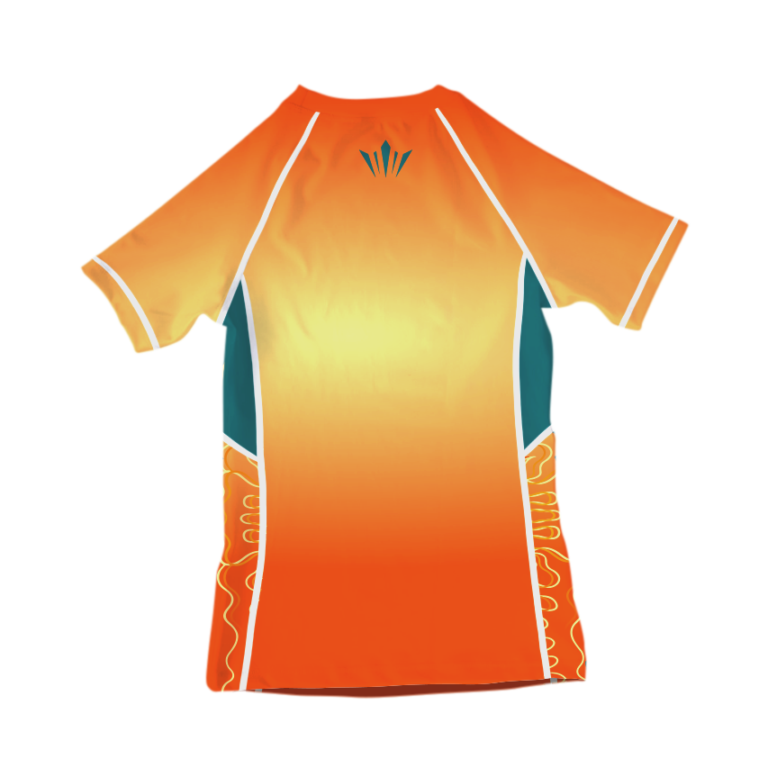 Women's Fire Type Rashguard