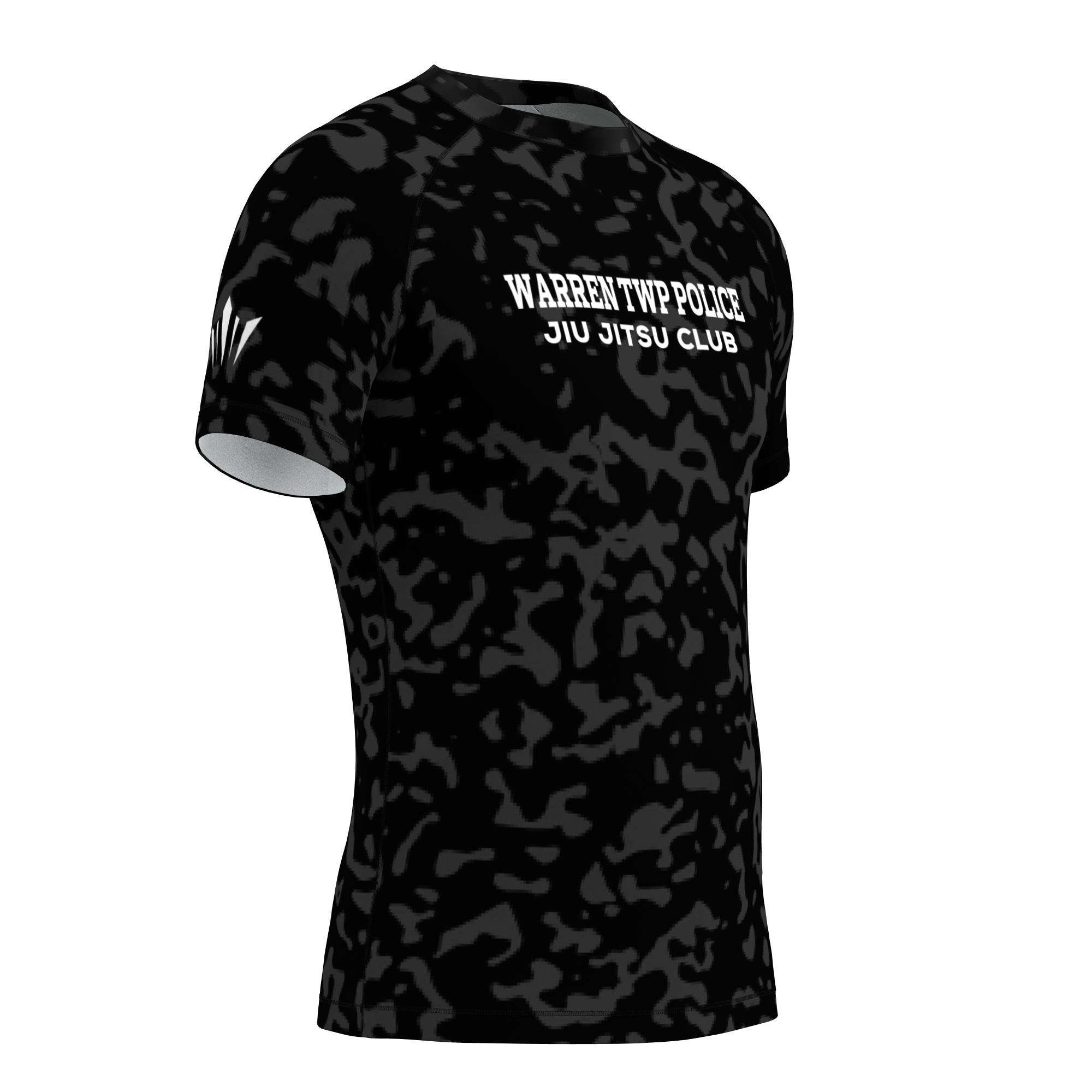 Warren TWP BJJ Rashguard - Black Camo