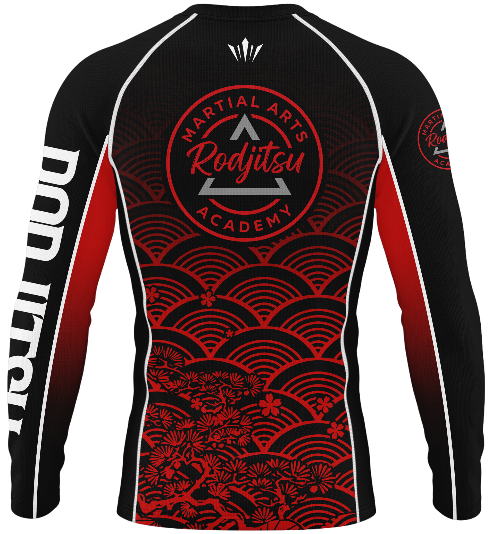 Japanese Waves LS Rashguard - Rodjitsu