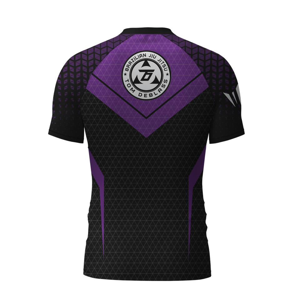 Mooresville Ranked Rashguard - Purple V2