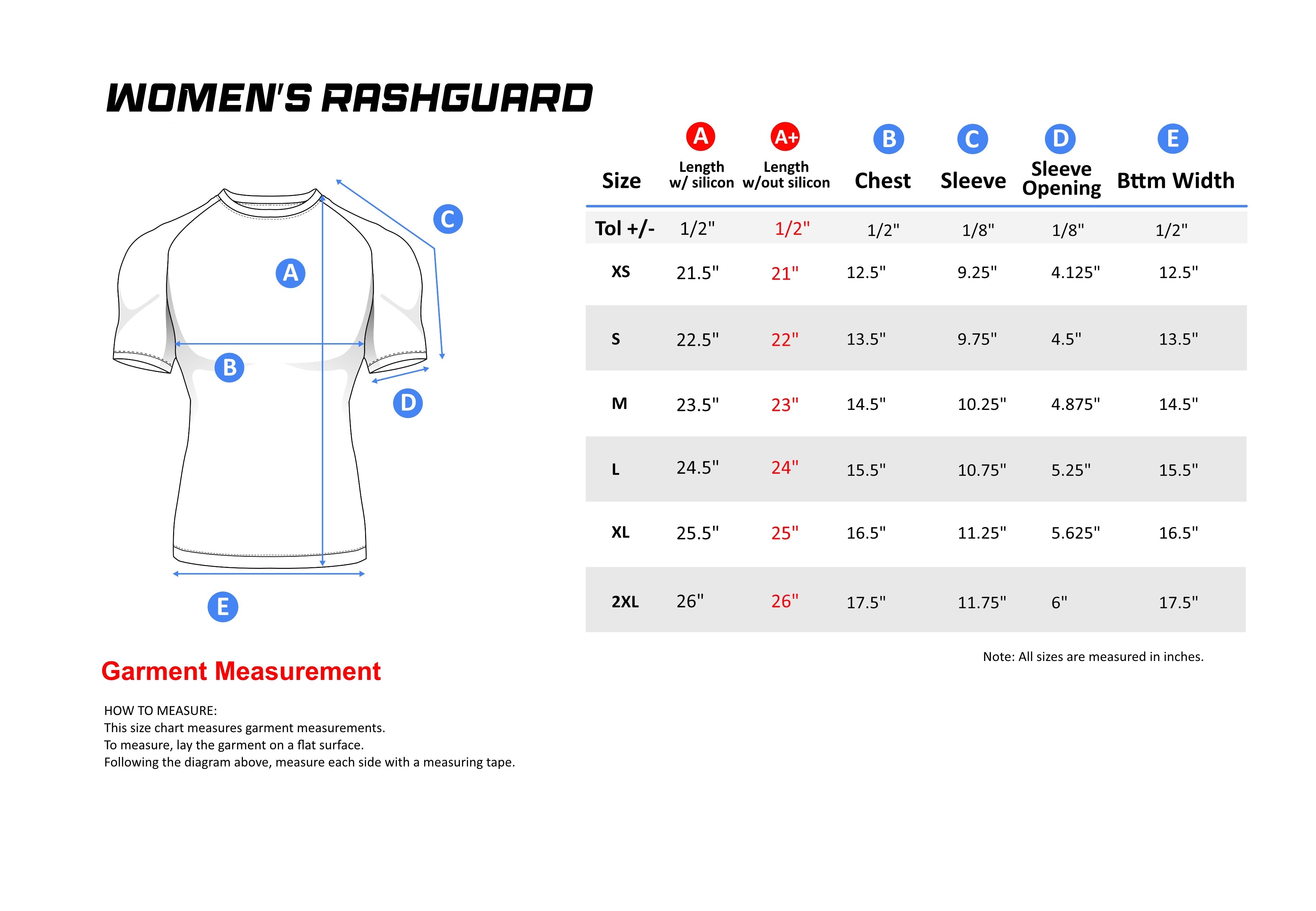 Women's Fire Type Rashguard
