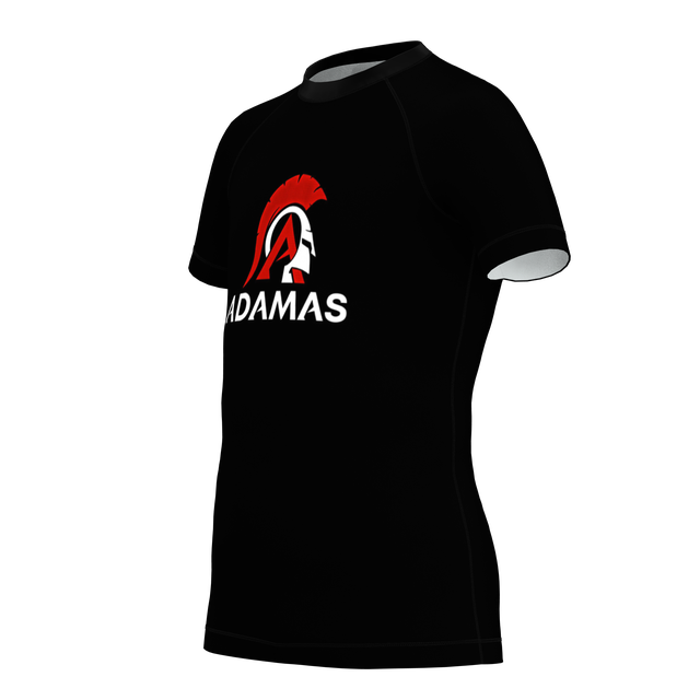 Kids Adamas Jiu Jitsu Academy SS Rashguard - Black
