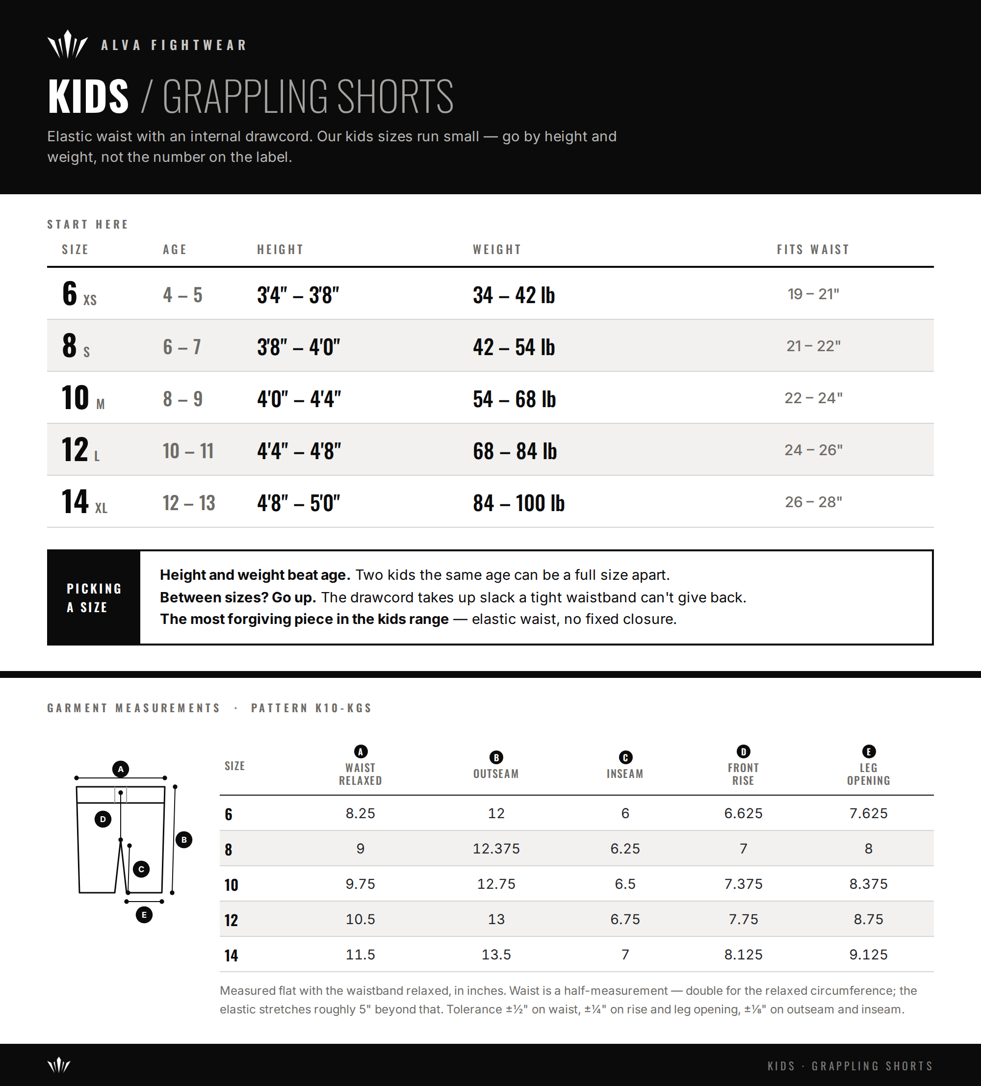 Kids Japanese Waves Grappling Shorts - Rodjitsu