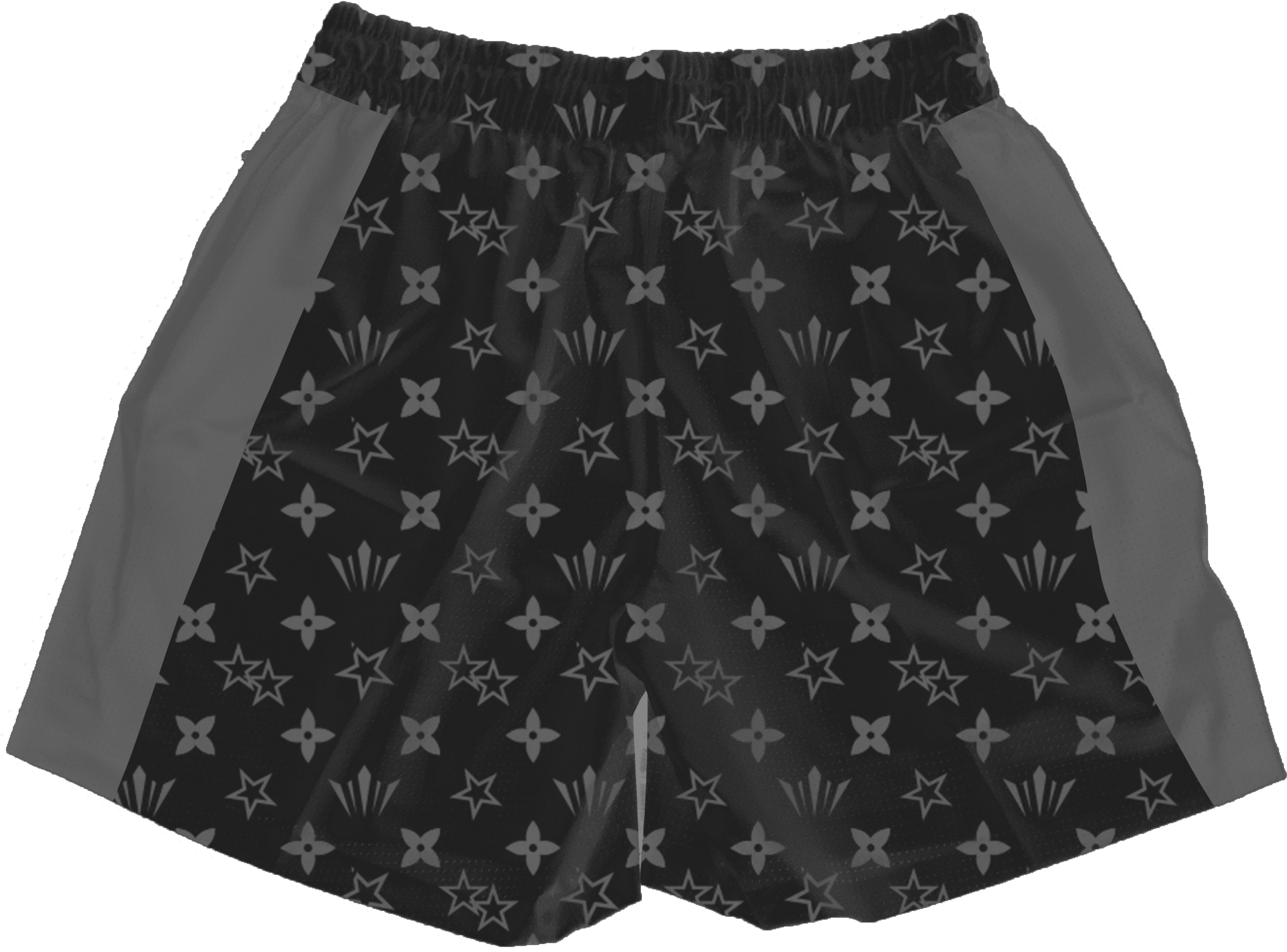 Black LV BJJ Shorts