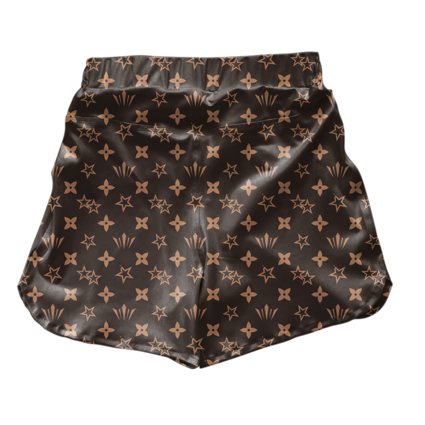 Women's Brown LV BJJ Shorts