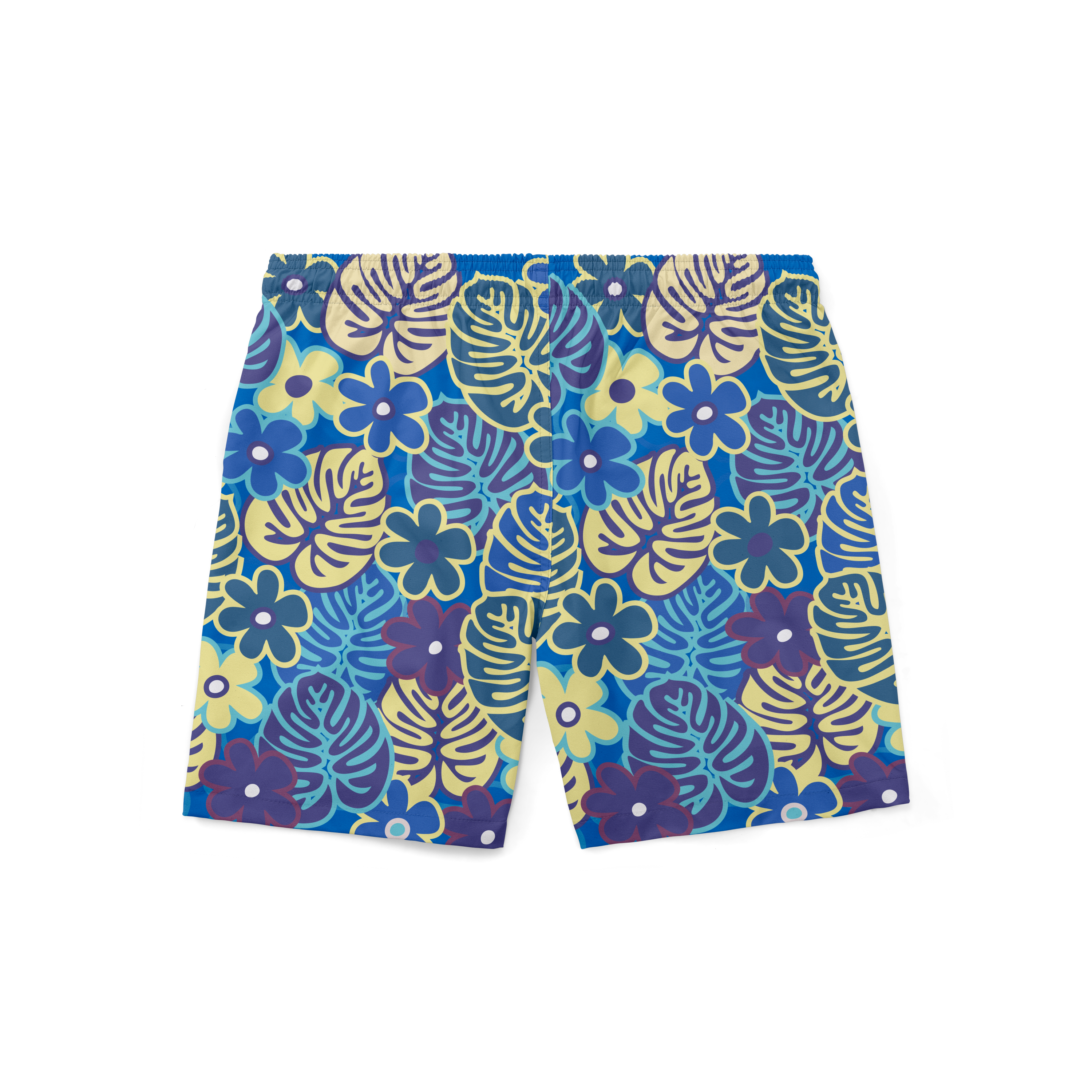 Swim Trunks - Retro Sea Floral