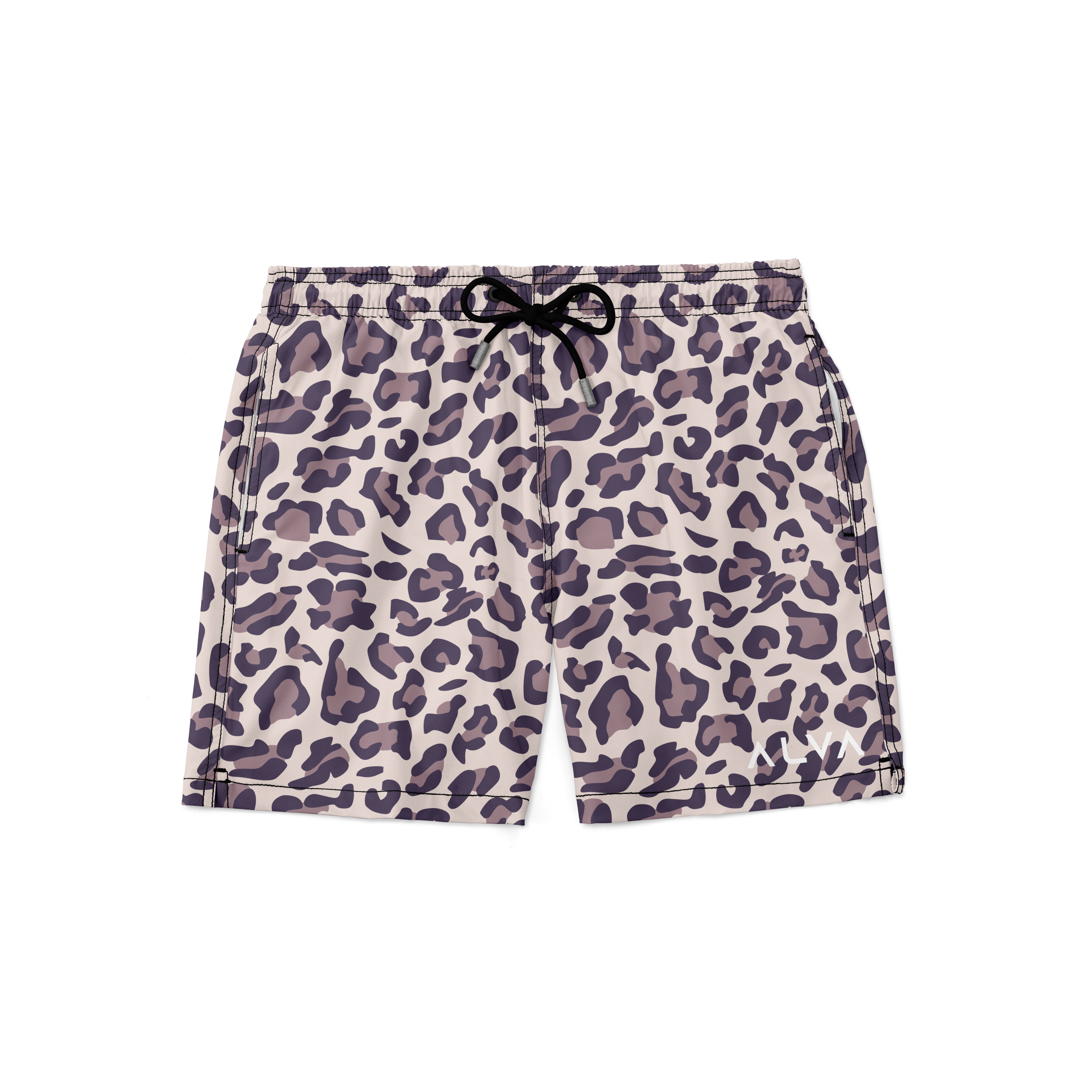 Swim Trunks w/ Lining - Dust Cheetah