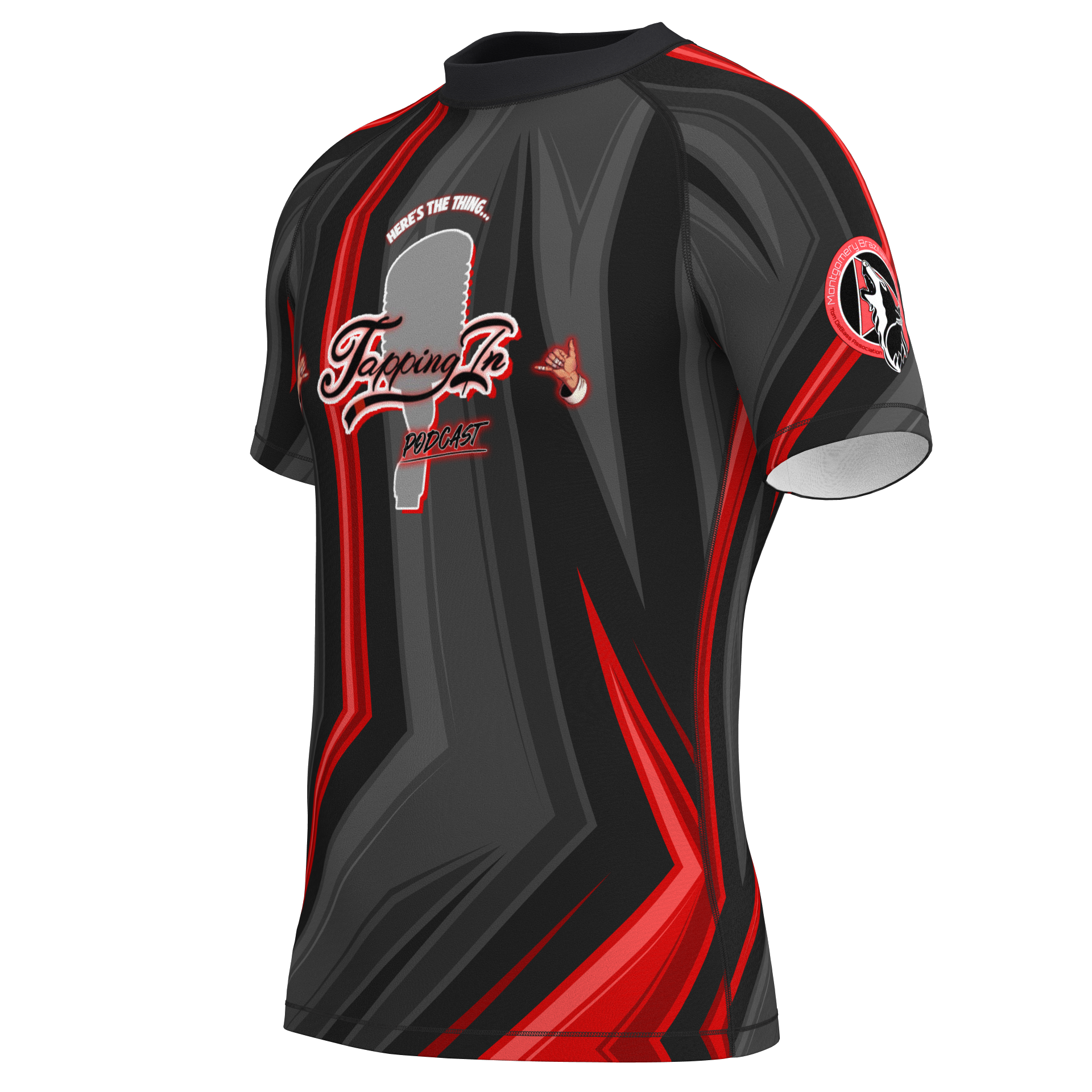 Tapping in Podcast Rashguard
