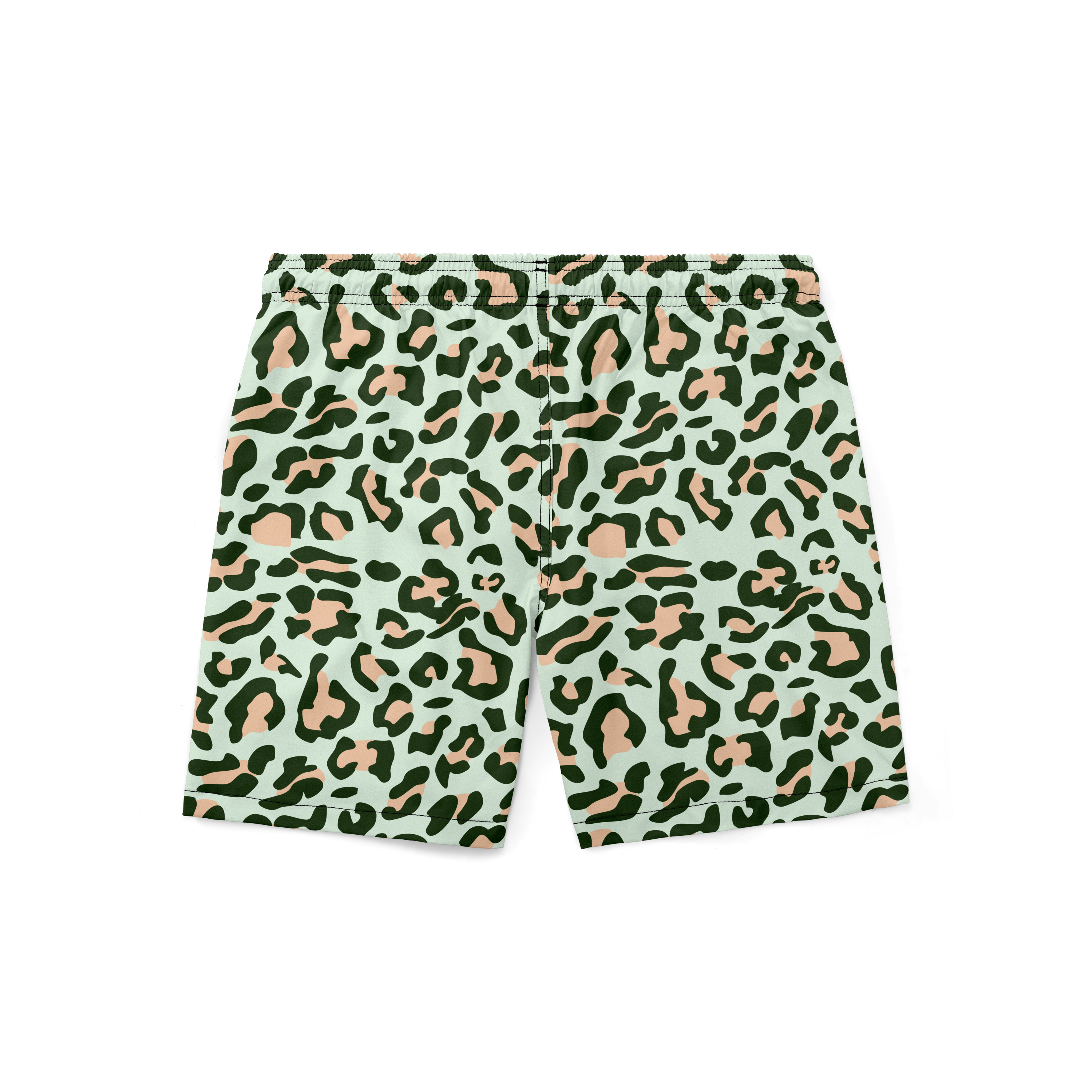 Swim Trunks - Mint Cheetah
