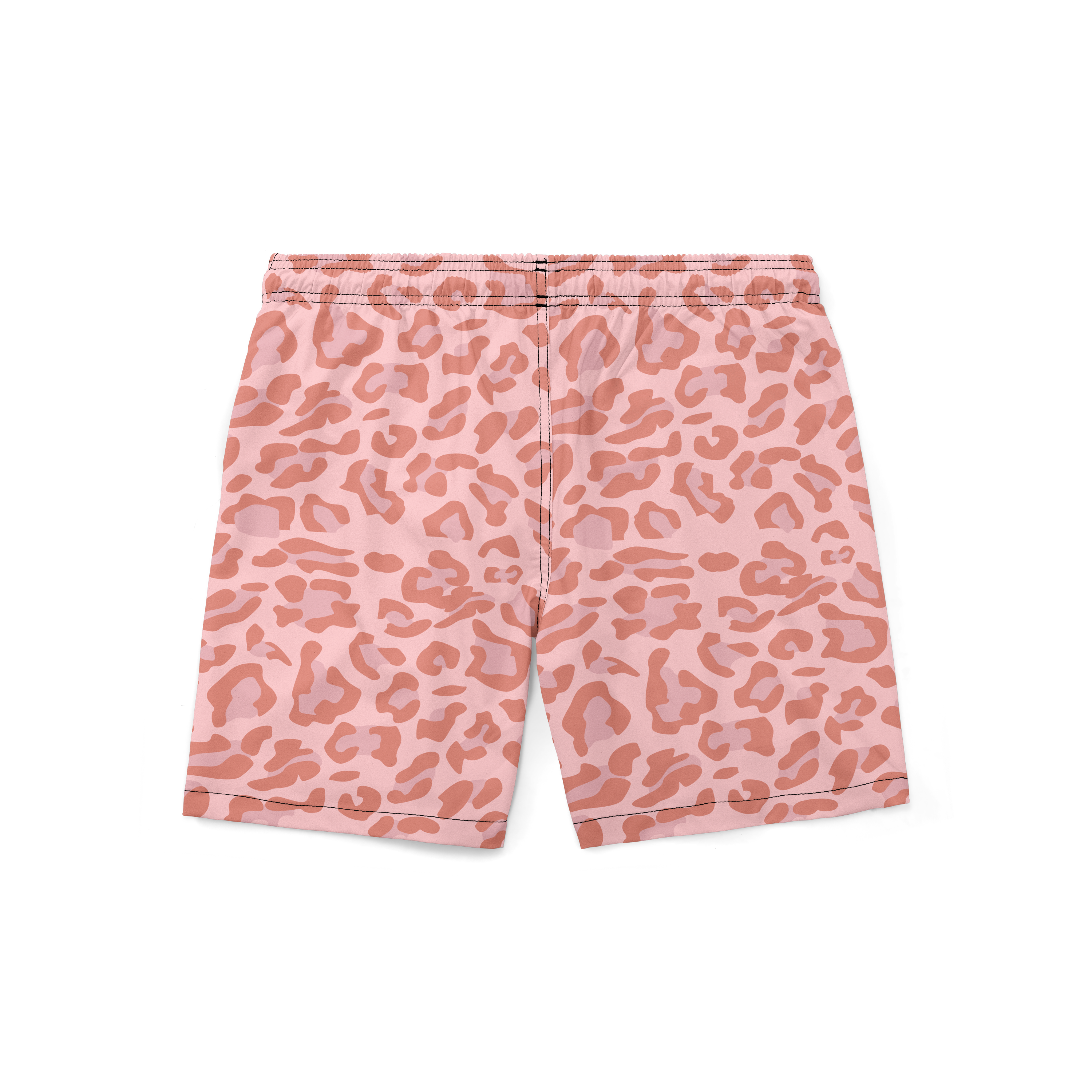 Swim Trunks w/ Lining - Pink Cheetah