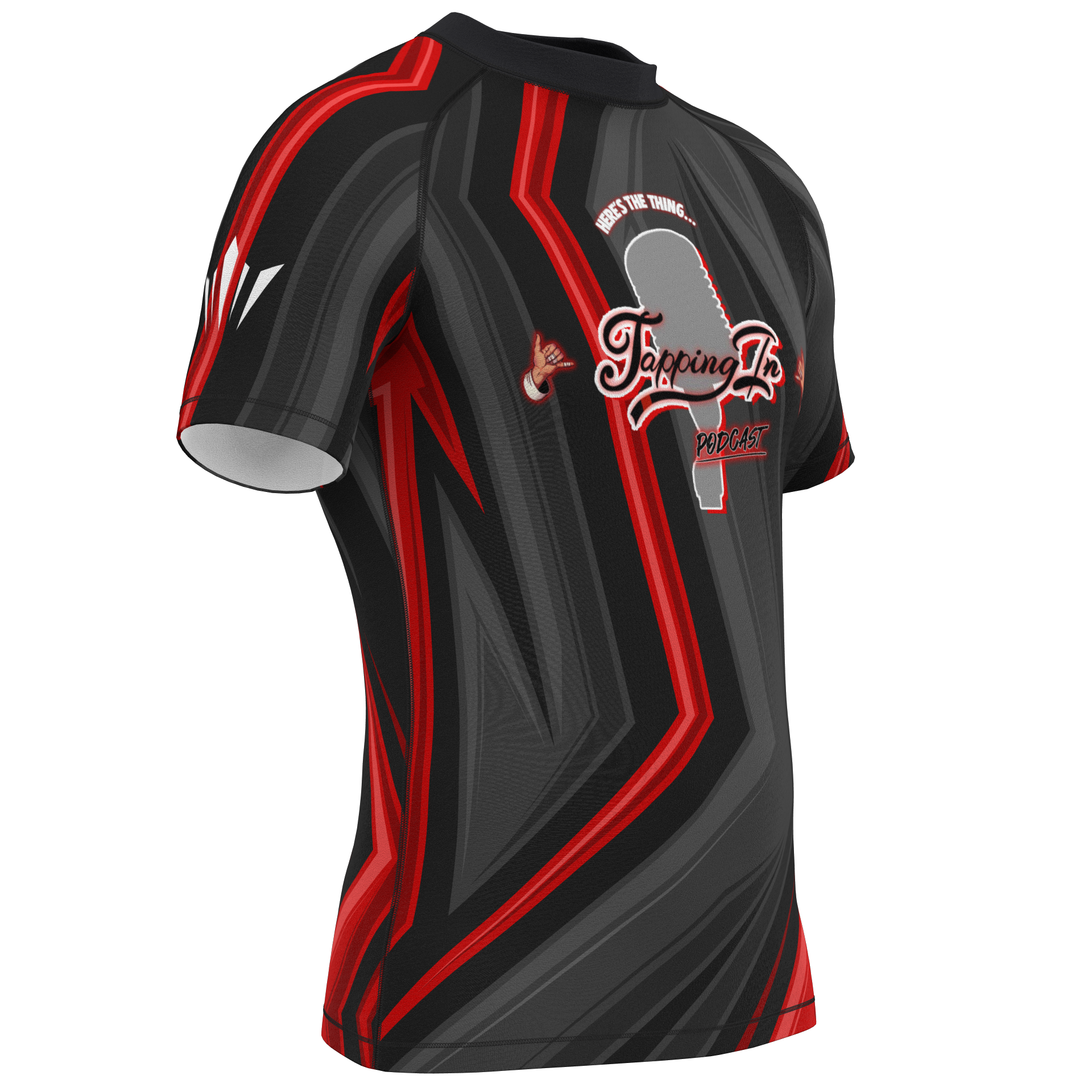 Tapping in Podcast Rashguard