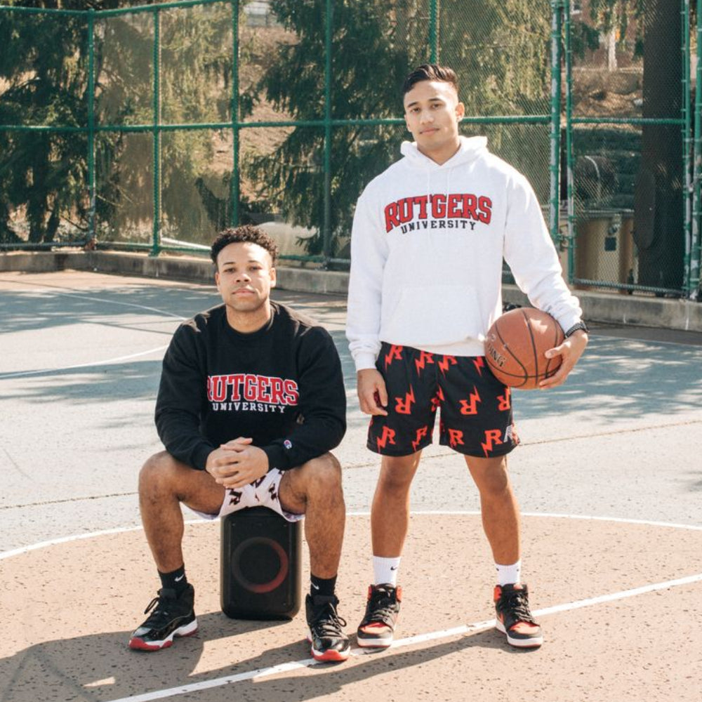 RU Basketball Shorts - White