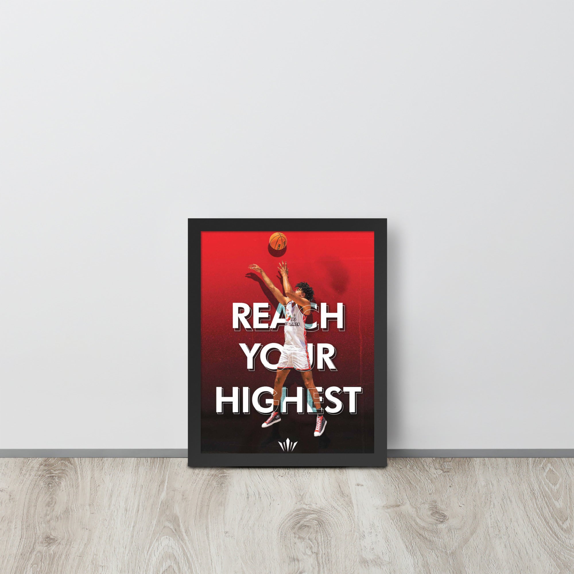 Reach Your Highest v3 Framed Poster