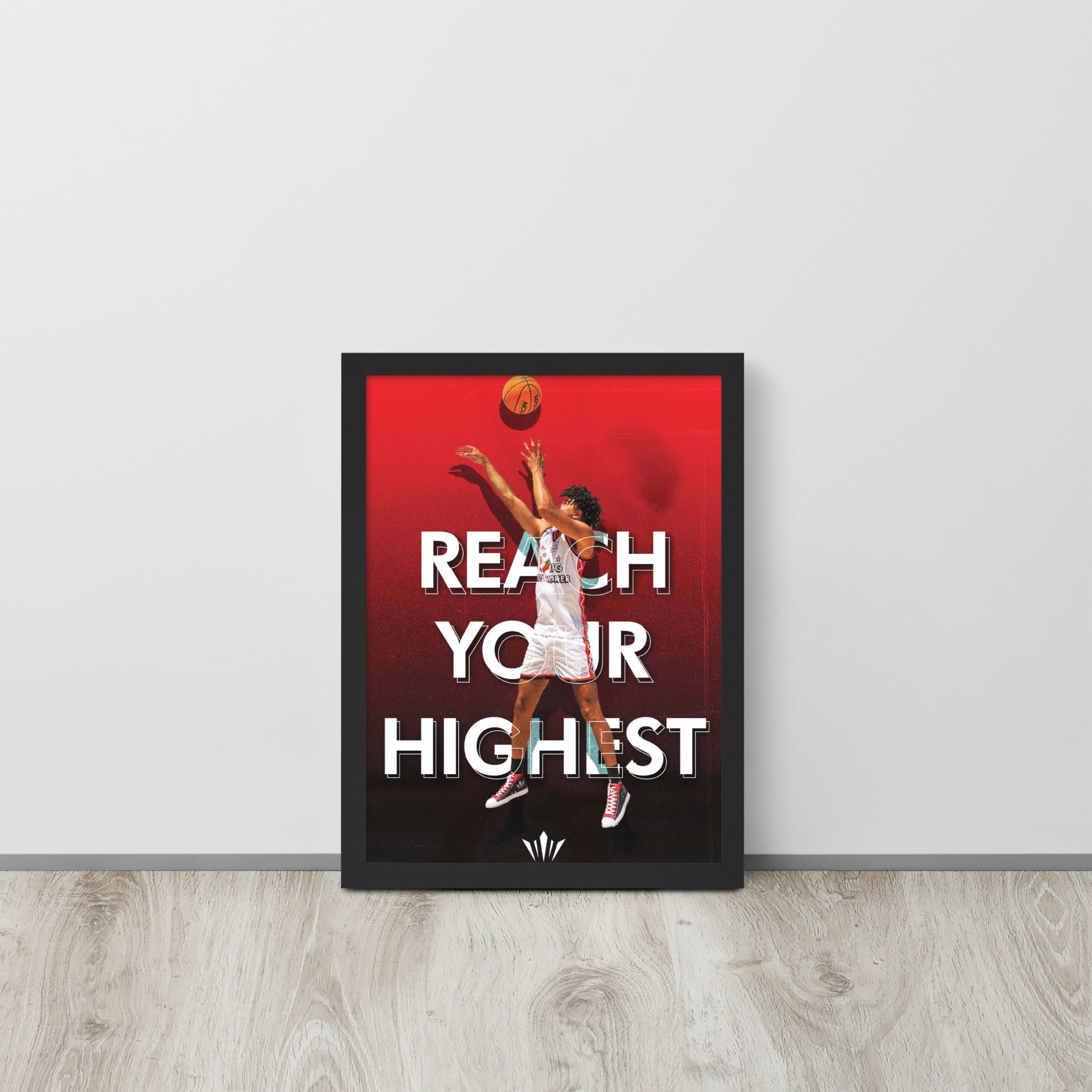 Reach Your Highest v3 Framed Poster