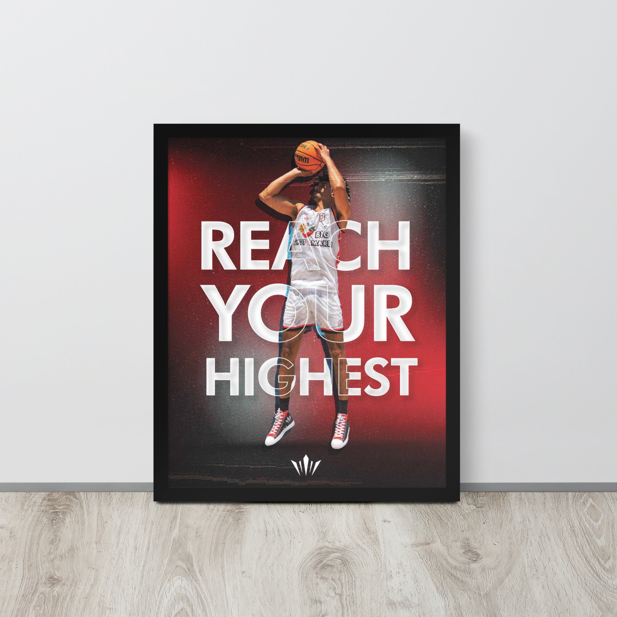Reach Your Highest v2 Framed poster