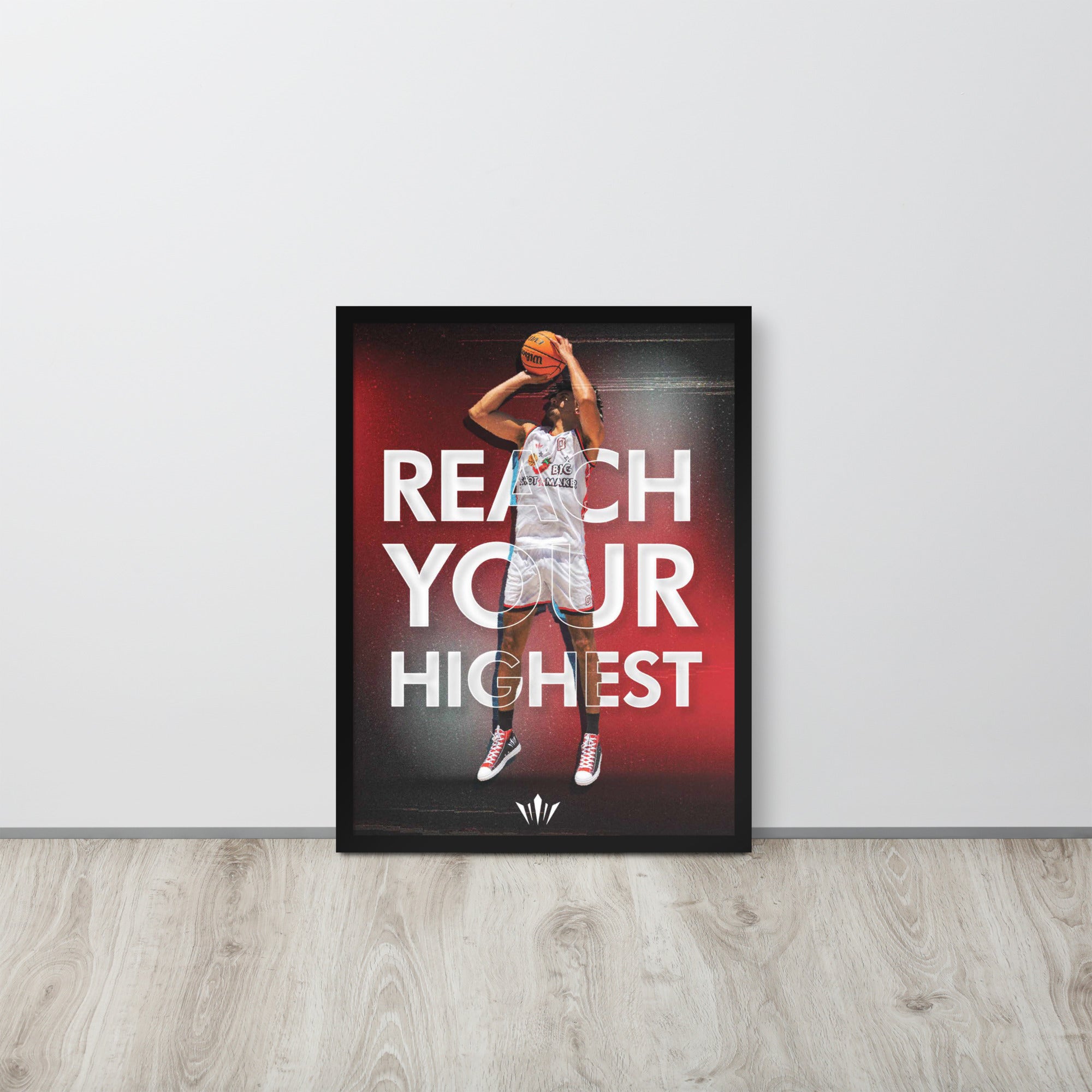 Reach Your Highest v2 Framed poster