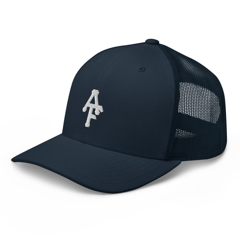 Navy Retro Trucker Cap
