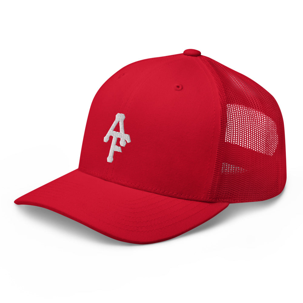 Red Retro Trucker Cap