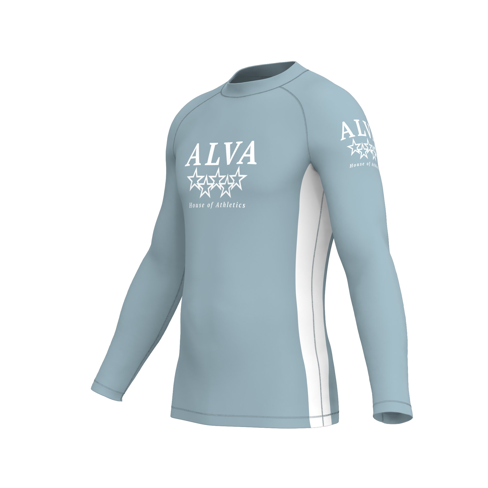 Pewter Blue L/S Rashguard